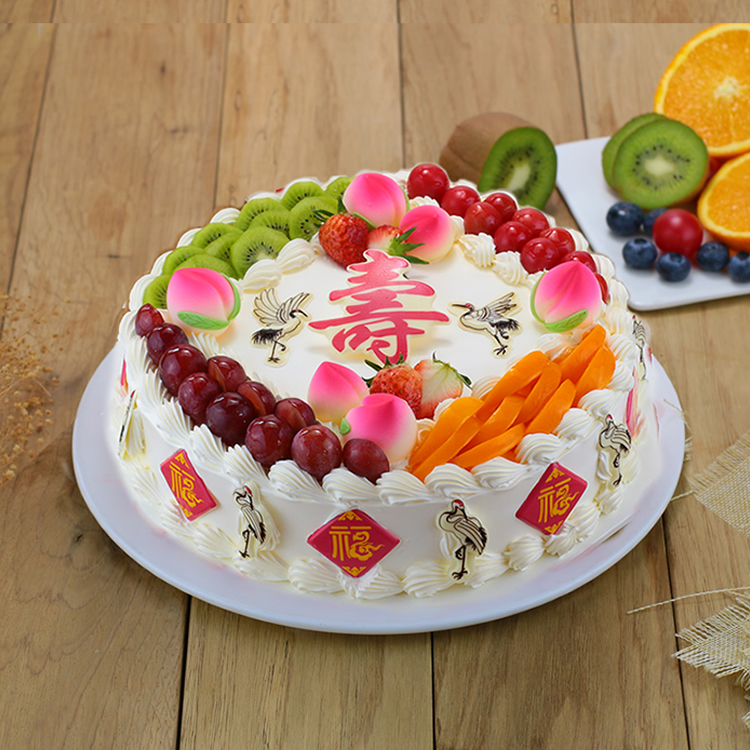 多福多寿—贺寿蛋糕
