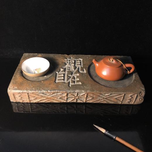 汉，龙头几何图案砖 商品图0