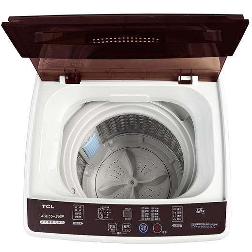 TCL 5.5公斤 全自动波轮洗衣机 一键脱水 24小时预约(亮灰色) XQB55-36SP 商品图2