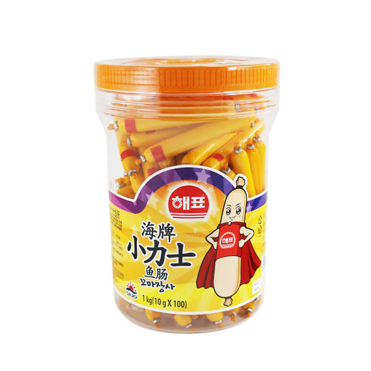 海牌小力士鱼肠1kg韩国进口鳕鱼肠20g50