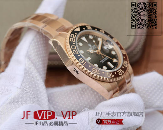 EW劳力士水鬼【GMT-Master II 】是劳力士zui热卖的表款之一 搭配真陶瓷圈口铂金字体 2836机芯质量稳定可靠 直径40mm  原装一比一开发 商品图4