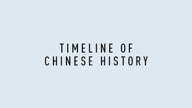 Timeline of Chinese History