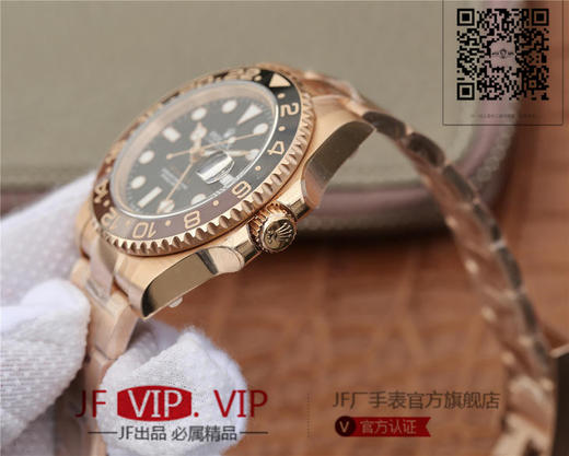 EW劳力士水鬼【GMT-Master II 】是劳力士zui热卖的表款之一 搭配真陶瓷圈口铂金字体 2836机芯质量稳定可靠 直径40mm  原装一比一开发 商品图5