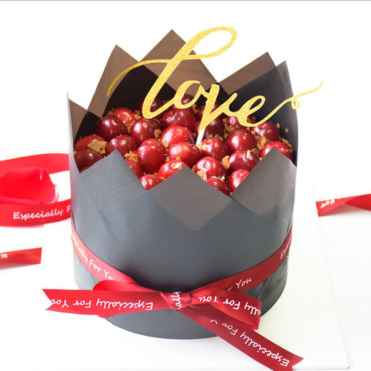 挚爱love -海盐巧克力裸蛋糕 商品图0
