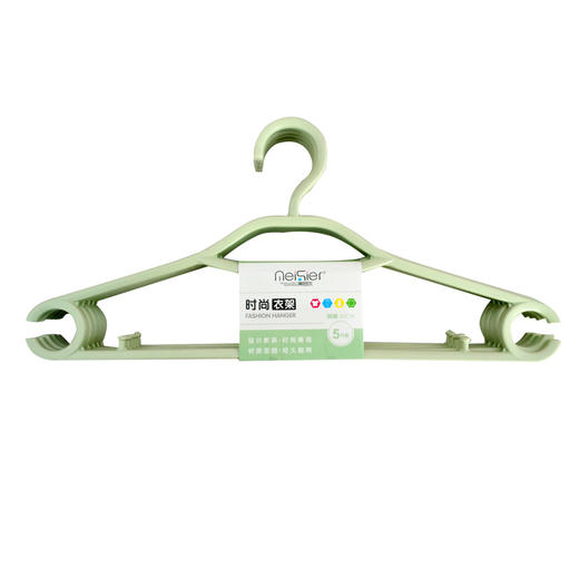 好而雅406时尚宽肩衣架5只装 商品图0