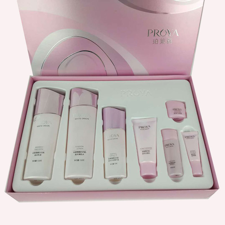 美白补水提亮肤色珀莱雅靓白芯肌套盒439美白淡斑洁面水乳精华