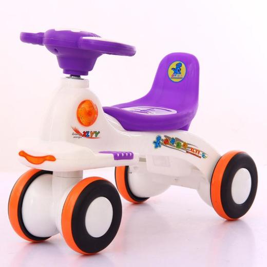 【儿童玩具】儿童扭扭车 宝宝手推车滑行助步车带音乐带灯光四轮溜溜车 商品图0