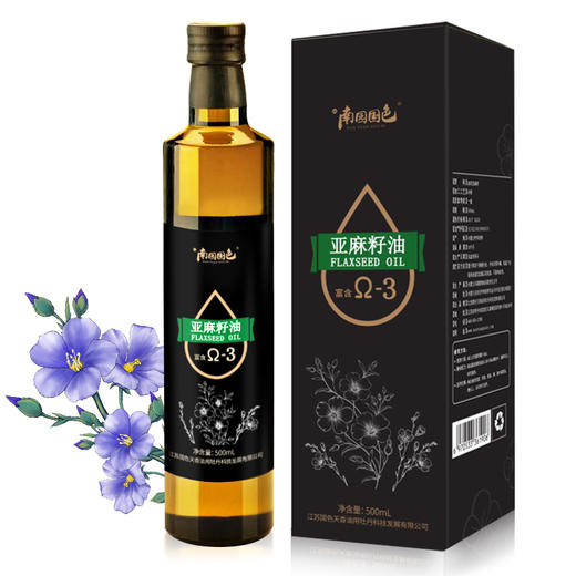 南园国色 亚麻籽油富含Ω-3/500ml 商品图1