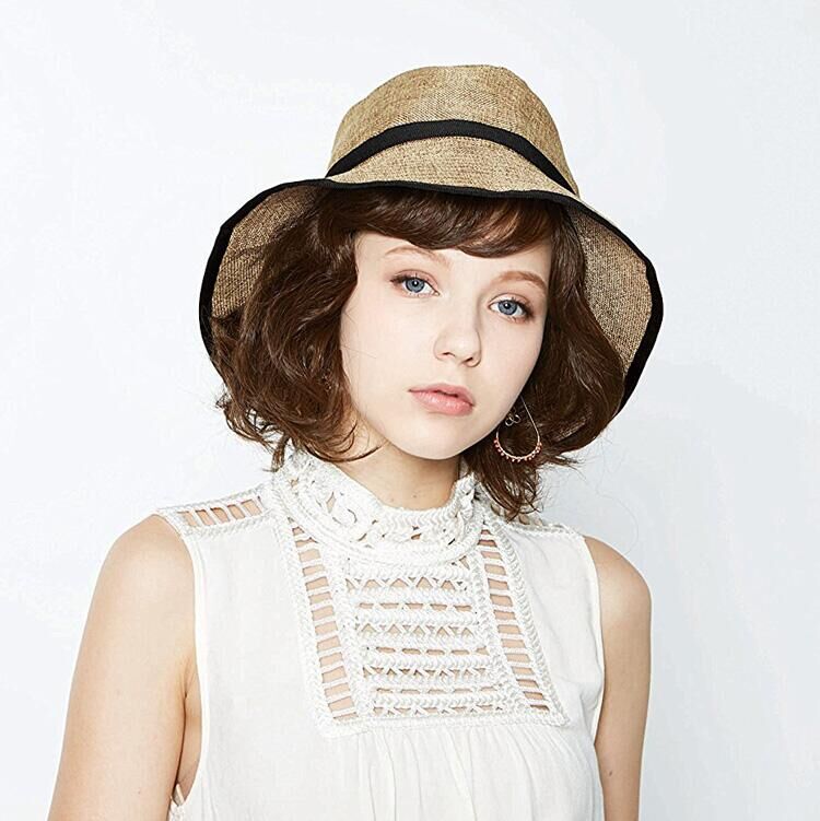 日本COGIT蔻吉特Precious UV 蓬松大帽檐防晒帽渔夫帽 可阻挡99%紫外线 折叠便携吸汗