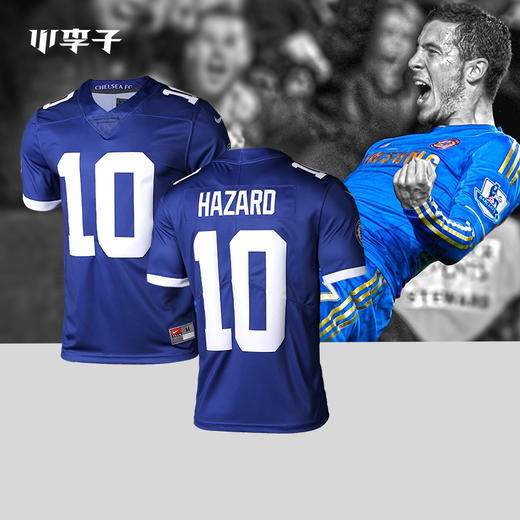 Nike耐克切尔西阿扎尔复古短袖潮流球衣男AV8375-496 商品图1