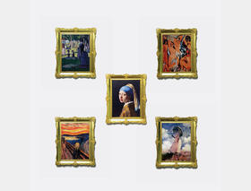 【磁贴款】联邦走马文艺磁贴【名画系列2】