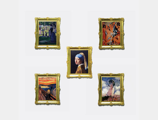 【磁贴款】联邦走马文艺磁贴【名画系列2】 商品图0