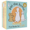 【赠音频】英文原版儿童绘本 Pat the Bunny puppy cat 帕特/拍拍小兔子 绘本触摸书3册盒装 商品缩略图0