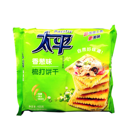 太平香葱味梳打饼干400g 商品图0