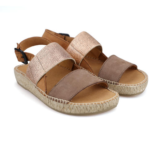 最后一双40码西班牙原产时尚轻便女款草编鞋2314n棕色