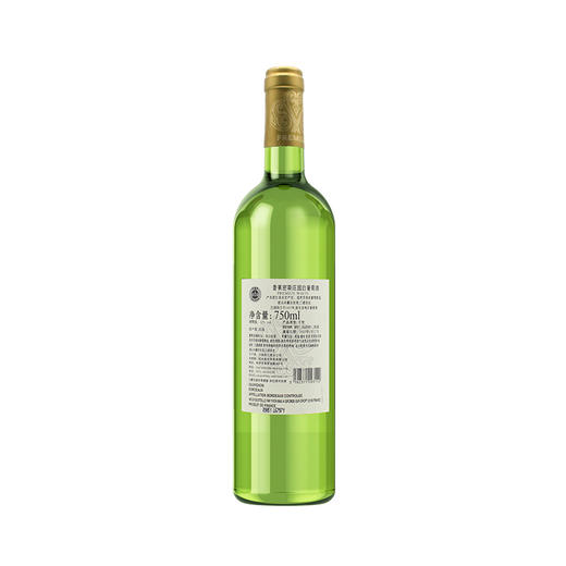 整箱特惠装 法国原瓶进口干白 普莱密斯城庄园白葡萄酒 Premius Blanc 750ml*6 商品图2