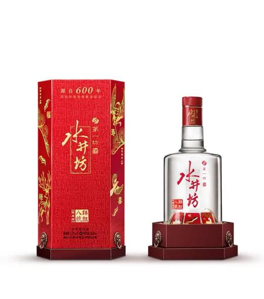 【推荐】水井坊 臻酿八号 禧庆版 52度500ml单瓶 （2瓶送礼袋） 商品图0