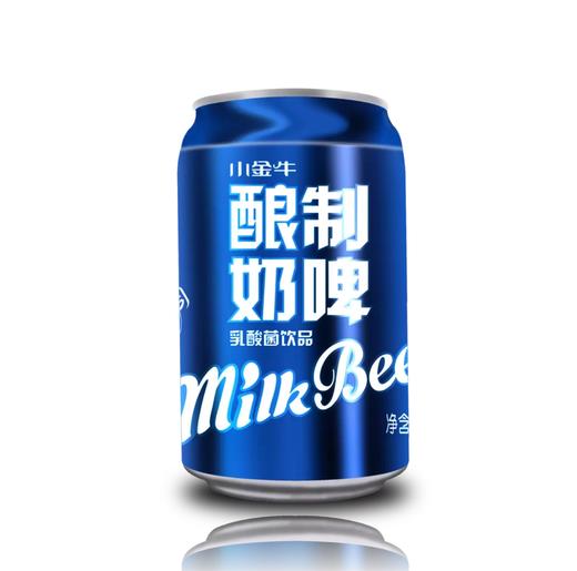 【小金牛奶啤】300ml*12听，非奶非啤，新疆乳酸菌饮品 商品图0