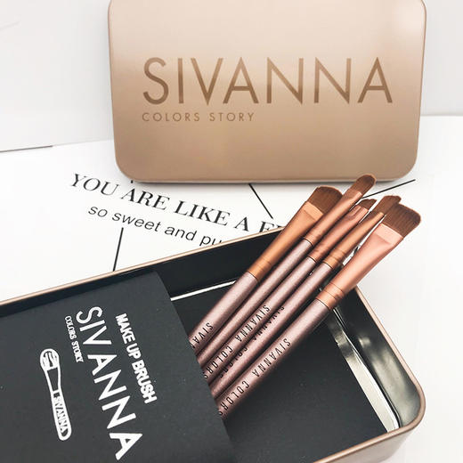 〖泰国〗进口Sivanna思薇娜化妆套刷粉底初学者彩妆工具不吃粉12件套 商品图3