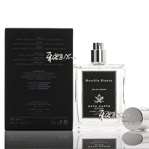 Acca Kappa Muschio Bianco 白苔 白麝香 浓香水EDP  小样/正装 商品图2