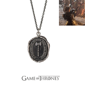 订购8周到｜Pyrrha-权力游戏-Tyrion Lannister-提利昂 家族战斧 护身符 项链［加拿大设计师］