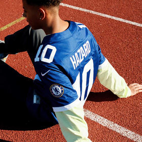 Nike耐克切尔西阿扎尔复古短袖潮流球衣男AV8375-496