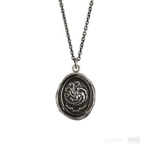 北京仓｜Pyrrha-权力游戏-House Targaryen-坦格利安家族 护身符 项链［加拿大设计师］ 商品图0