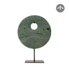 华伦家具绿色偏心玉片WBH19010004WBH19010003Green marble disk with stand 商品缩略图2