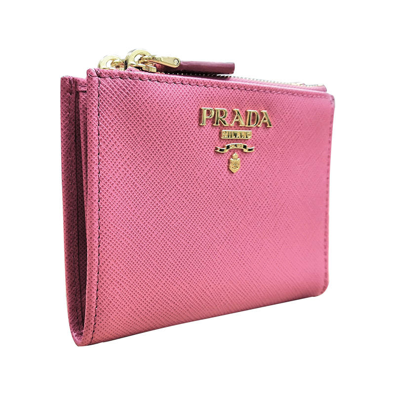 PRADA普拉达女包钱包卡包卡夹奢侈品1ML024 QWA F0505 粉色