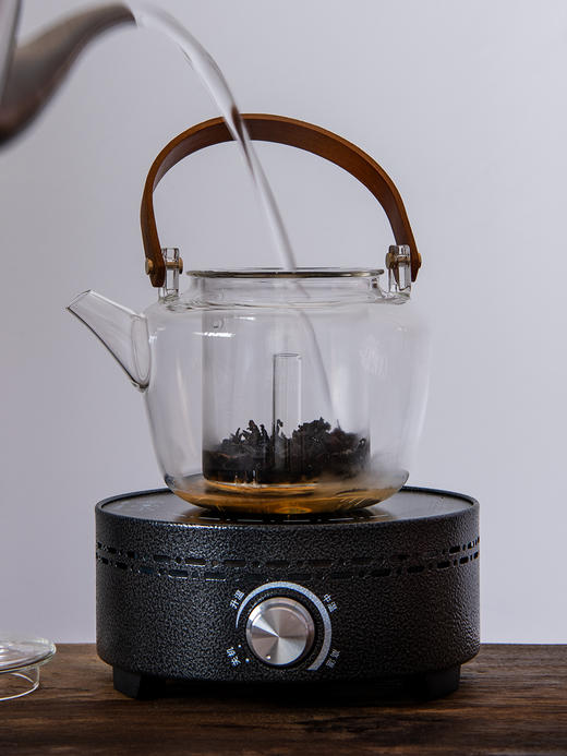 玻璃茶壶单壶泡茶煮茶壶电陶炉煮茶炉过滤耐高温茶炉蒸茶壶煮茶器 商品图3