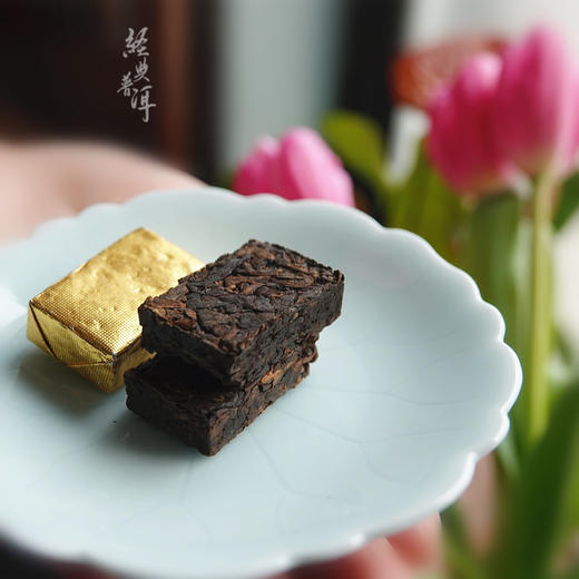 2014年玺悦 优质普洱熟茶 迷你小金砖 便携装 200克/盒 商品图4