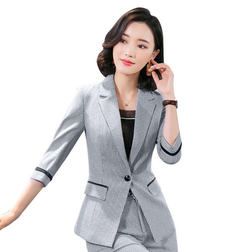 0046 HN19-8003-新款名媛时尚气质高档套装 商品图4