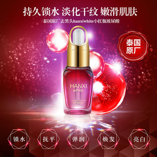 〖泰国〗进口HANXI去黑头收缩毛孔玻尿酸 12ml 控油保湿补水透明质玻尿酸 商品图0