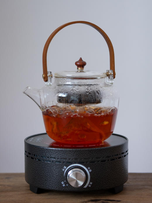 玻璃茶壶单壶泡茶煮茶壶电陶炉煮茶炉过滤耐高温茶炉蒸茶壶煮茶器 商品图0