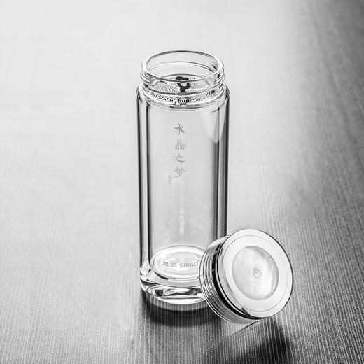 思宝旗舰店玻璃杯水晶之梦双层杯加厚杯底礼盒装着晶工艺水杯办公 商品图4