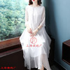 上海旗袍厂KDS-531夏新款女装顺纡绉雪纺重工刺绣中国风宽松飘逸连衣裙 商品缩略图2