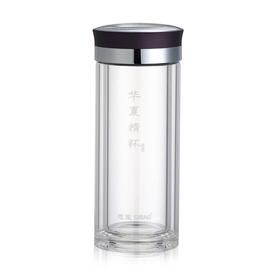 思宝旗舰店华夏情怀1-2-3号双层玻璃杯中国风便携时尚随手茶水杯