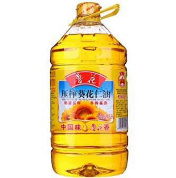 鲁花压榨葵花仁油5L