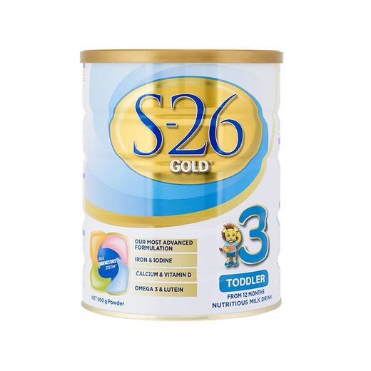新西兰惠氏s26金装婴幼儿奶粉3段900g