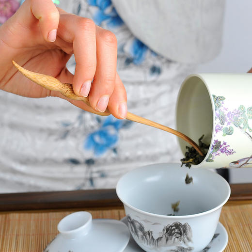 雅集 贤雅系列 两用藕形 竹制碳化茶针 普洱茶具茶盘茶道配件茶针 商品图3