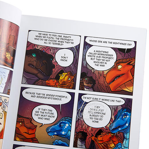 预售 火翼飞龙漫画1：飞离天翼国的空中囚牢 英文原版 Wings of Fire Graphic Novel #01 Tui Sutherland 儿童绘本 绘本小说 商品图3