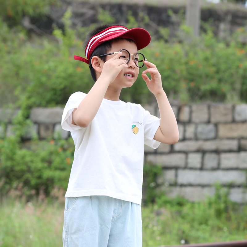 SY LM19205 儿童白色/粉色T恤80-120