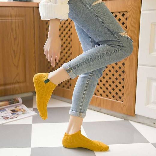 【8双装】日系糖果色女士船袜短筒防臭袜学院风四季款 商品图4