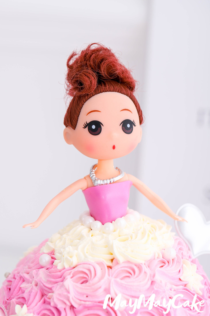 0255小宝贝粉红公主芭比送小朋友女孩子周岁百天