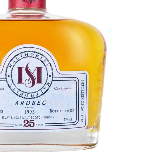 麦学家-阿贝25年1993～2018单桶单一麦芽威士忌（Ardbeg） 商品图2