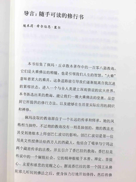 与无常共处：108篇生活的智慧 （美） 佩玛·丘卓 著 胡因梦 译 商品图3