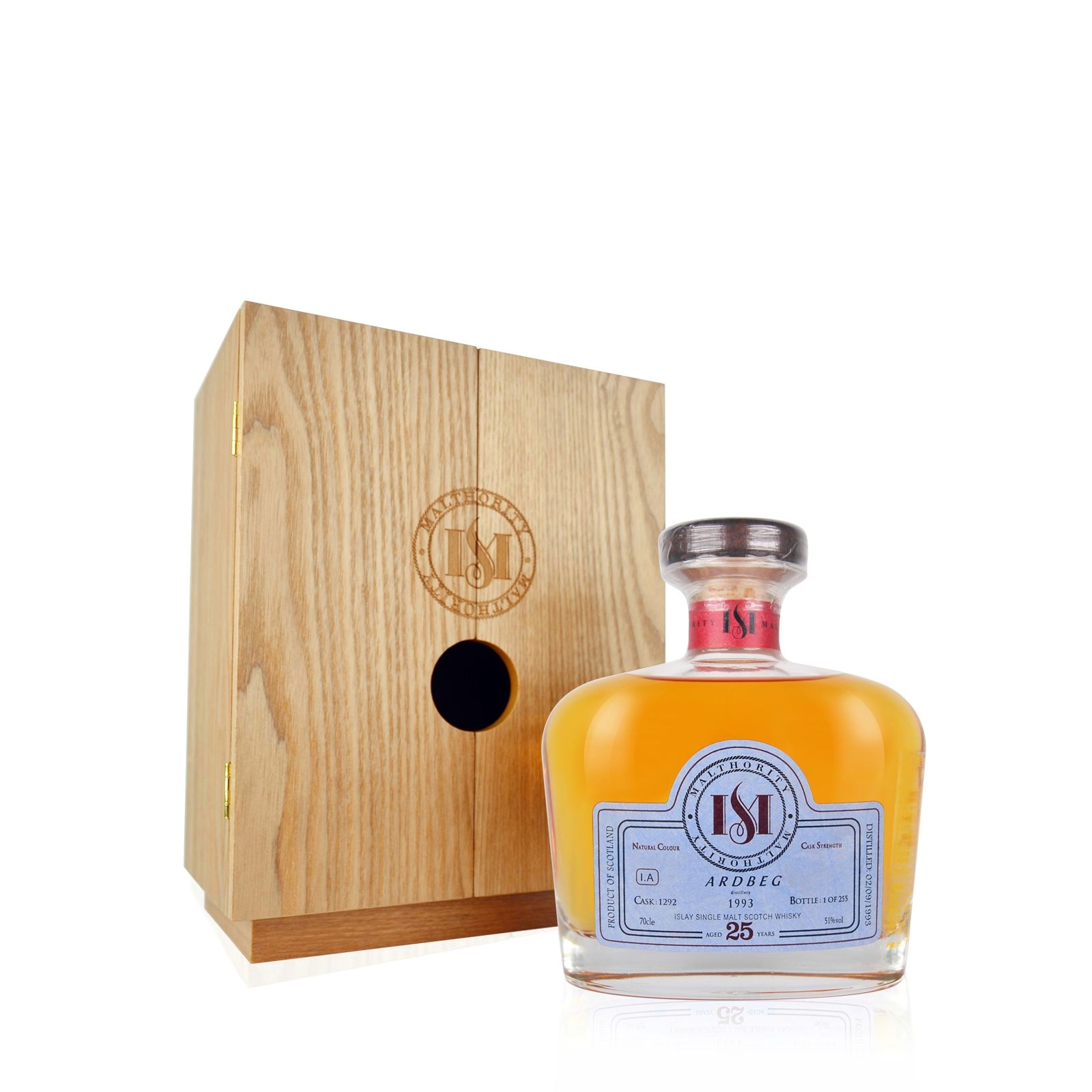 麦学家-阿贝25年1993～2018单桶单一麦芽威士忌（Ardbeg）