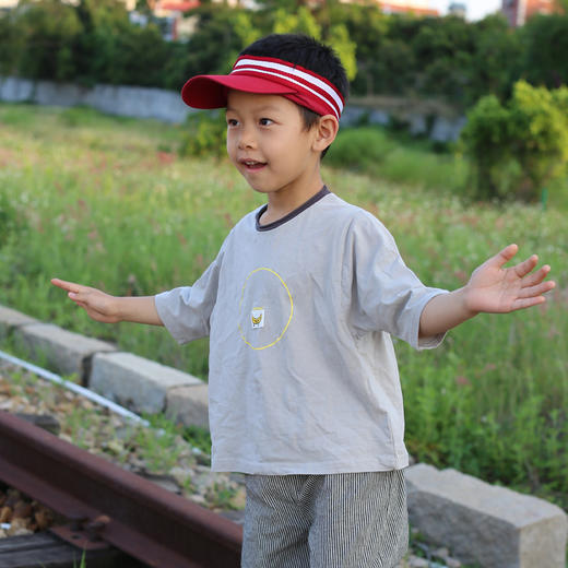 SY LM19095 儿童T恤灰色/蓝色80-120 商品图1