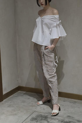 Palmer Harding  白色吊带棉质上装