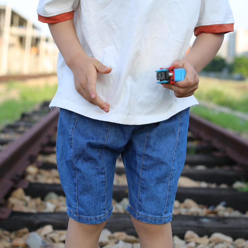 KZ LM19039 儿童牛仔短裤80-120